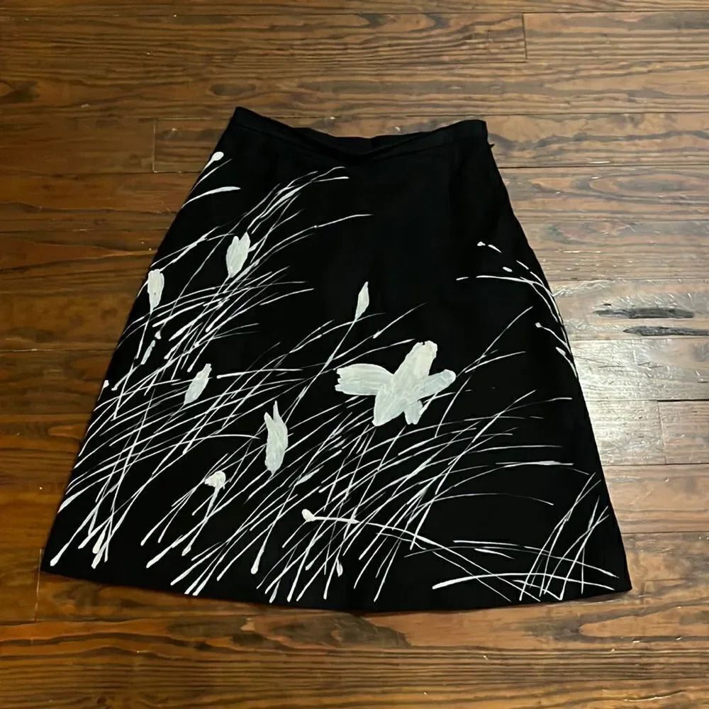 Grace Dane Lewis black a line skirt size 4